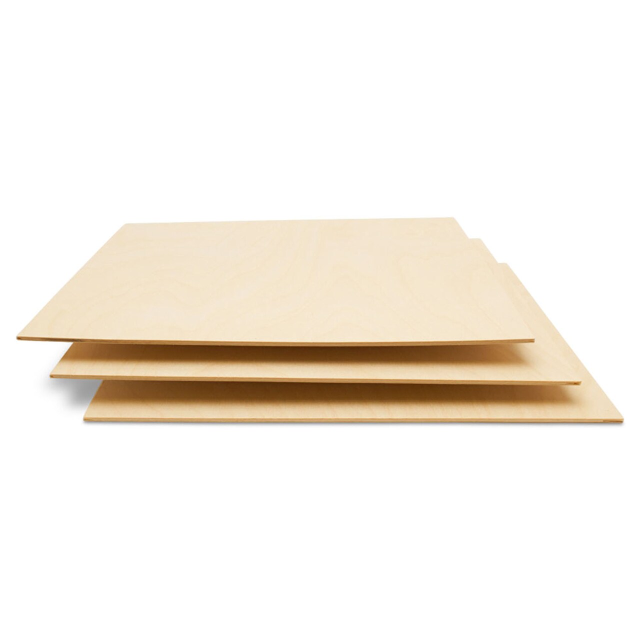 Baltic Birch Plywood, 12 x 12 Inch, B/BB Grade Sheets, 1/2, 1/4 or 1/8 Inch Thick| Woodpeckers
